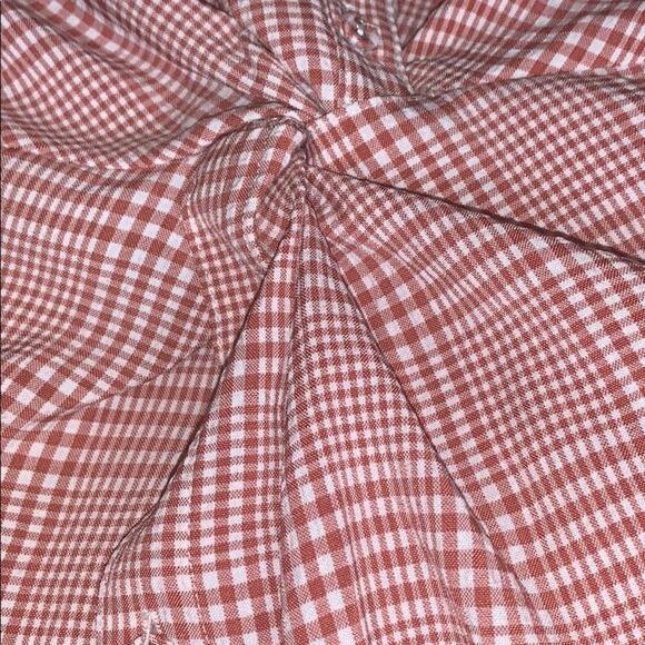 ASTR Max Midi-Dress. Brick/White. Medium. - Picture 7 of 11